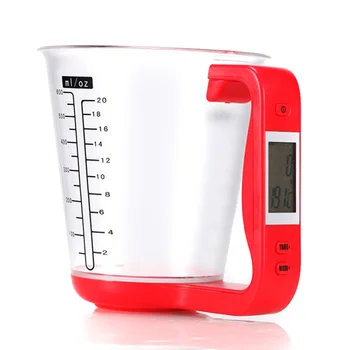Кухненски Мерителни Чашечные Везни с LCD Дигитален Дисплей за Печене на Чай И Претегляне на Кафе I88