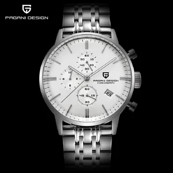 PAGANI ДИЗАЙН 2020 Нови Луксозни маркови часовници за мъже кварцов Хронограф военни часовници Бизнес Ръчни часовници за мъже Relogio Masculino
