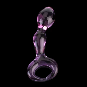 Жена Вибратор Стъкло Pyrex Crystal За Възрастни Анален Мастурбатор Монтаж на G-Точката AV Масаж Секс Продукти