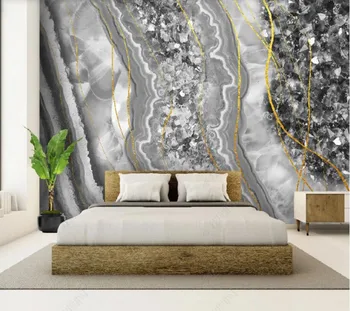 Papel de parede светлина луксозен crystal мрамор модел ахат е камък на фона на стената 3d тапети, спалня кабелна телевизия бар рисувани стенни декора на стените