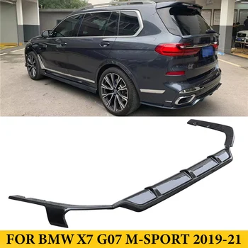 За BMW X7 G07 M-SPORT 2019-2021 от въглеродни влакна Задна Броня, Спойлер, Сплиттеры, Автомобилен Стайлинг