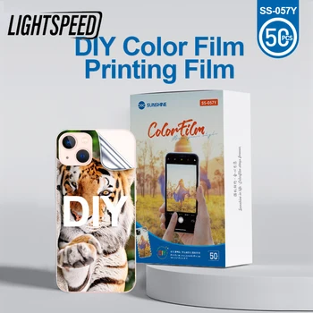 SUNSHINE SS-057Y DIY Цвят Печатна Филм Делото Е Защитен Филм Снимка, направи си САМ Печат за Машини за Рязане на Фолио